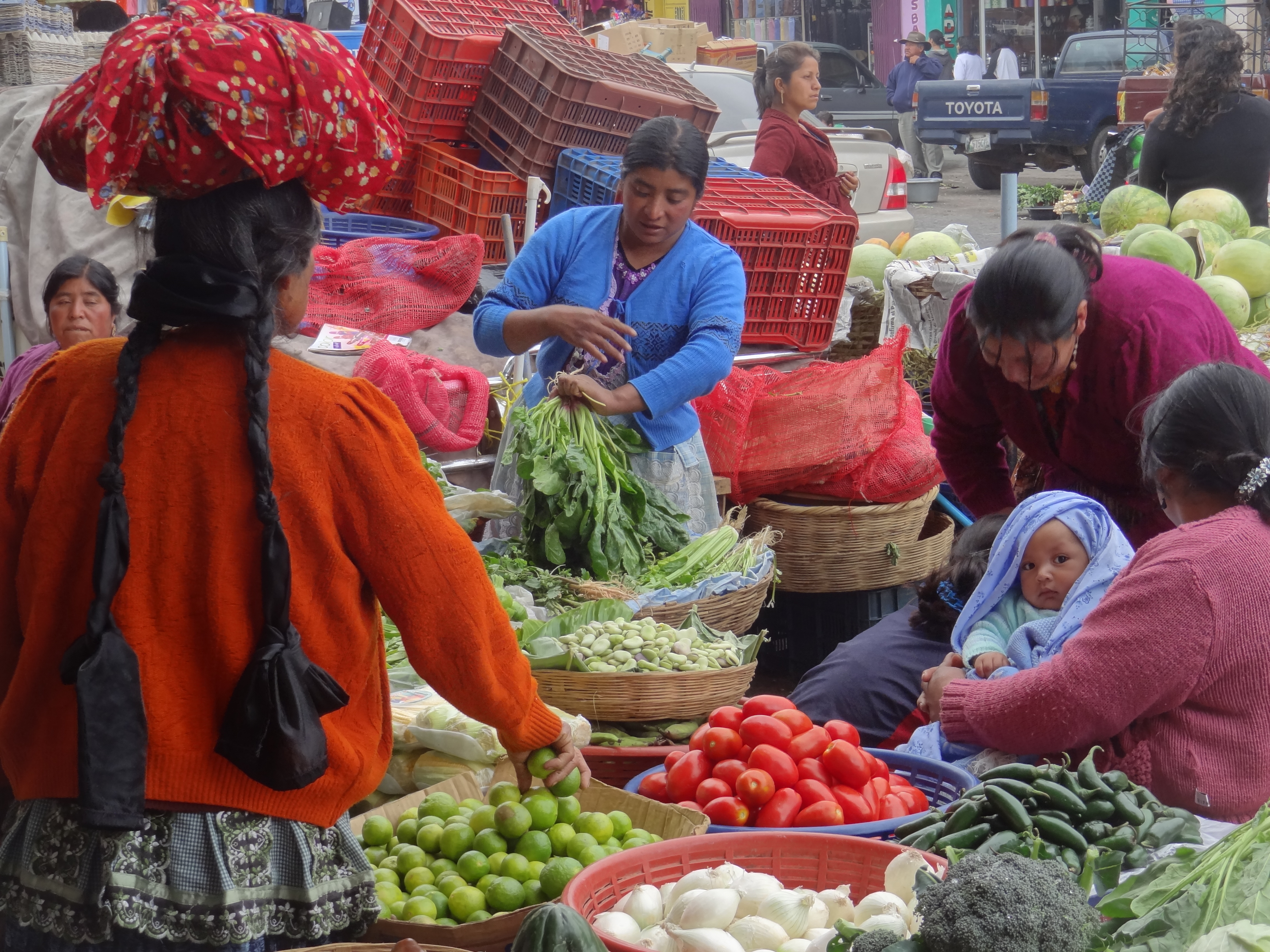 Guatemala: Le marché de Quetzaltenango