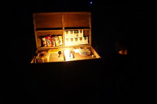 Voyage au Perou- Lagunas: Comme hier, l'electricité a coupé net! Toute la ville est dans le noir il est 20H30!
