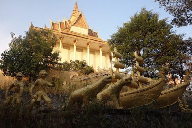L'un des plus secrets des temples du Cambodges se trouvent à Kep, abandonnée ou pas? Photo blog de tour du monde https://yoytourdumonde.fr