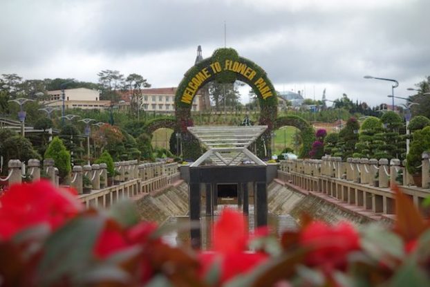 Vietnam - Dalat: Non loin du centre ville vous pouvez visiter le Park Flowers.