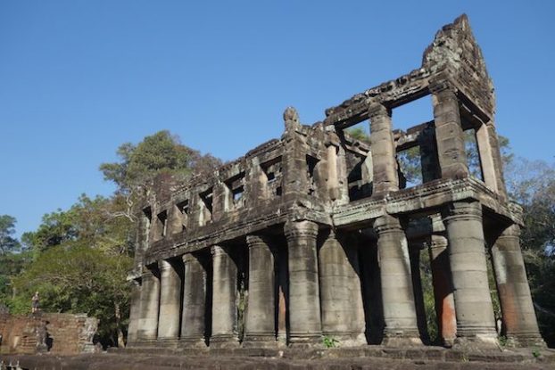 Structure unique dans l'architecture des temples d'Angkor du coté de Preah Khan.