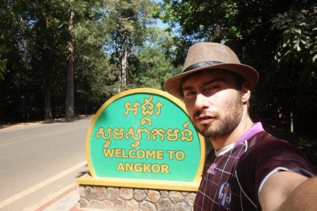 L'entrée des temples d'Angkor près de Siem Reap au Cambodge. Photo blog https://yoytourdumonde.fr