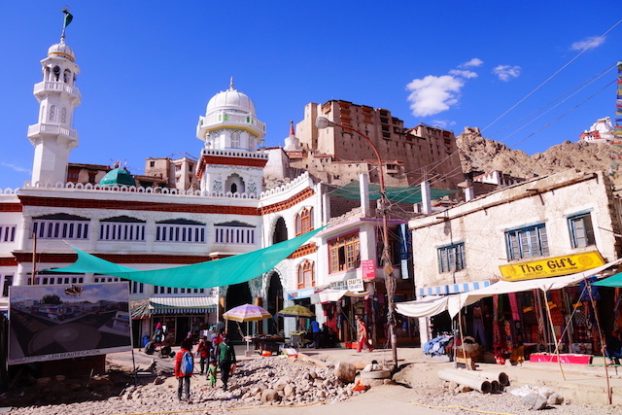 Ley et la capitale du Ladakh qui est aussi appellé petit tibet photo blog voyage tour du monde photo https://yoytourdumonde.fr